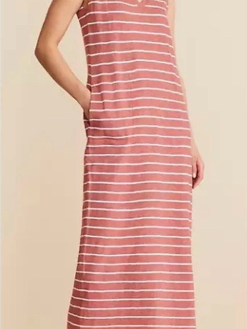 Lou & Grey Striped Sleeveless Maxi Dress